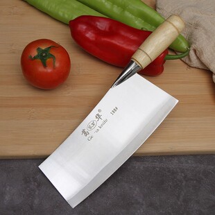 正品葛华免磨家用切片刀菜刀具切肉刀厨房刀不锈钢刀中式轻巧鱼刀