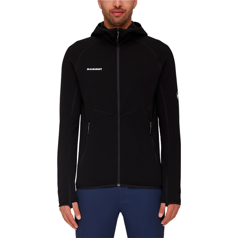 MAMMUT猛犸象 Aconcagua 男款抓绒夹克外套保暖滑雪连帽抓绒衣