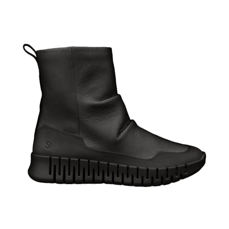 ECCO爱步女款时尚百搭厚底鞋休闲简约高帮套脚袜靴218313,女鞋,时尚休闲鞋,淘宝优惠券,粉丝福利购,淘宝优惠卷