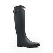 HUNTER女Refined雨鞋 露营防水高筒长靴户外防水雨靴