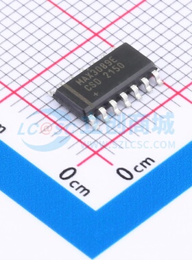 RS-485/RS-422芯片 MAX3089ECSD+T SOIC-14 MAXIM(美信) 原装正品