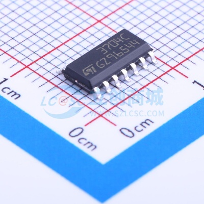 比较器 TS3704CDT SOIC-14 意法半导体芯片 电子元件配单原装正品