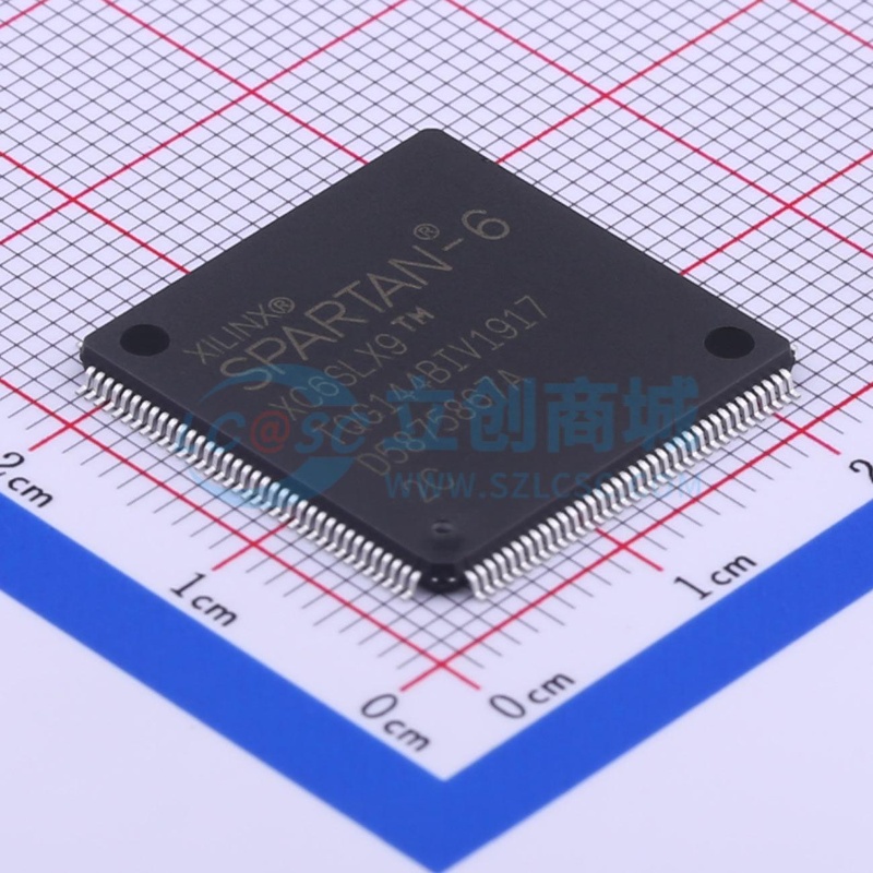 可编程逻辑器件(CPLD/FPGA) XC6SLX9-2TQG144C LQFP-144 XILINX/
