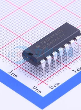 精密运放 LMC6484AIN/NOPB DIP-14 TI/德州 电子元件配单原装正品