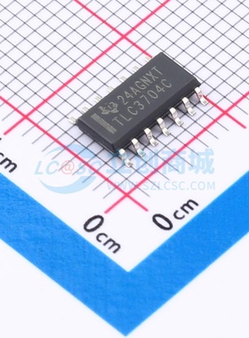 比较器 TLC3704CDR SOIC-14 TI/德州 电子元器件配单原装正品