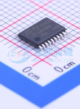 RS232芯片 ST3222EBTR TSSOP-20 意法半导体芯片 电子元器件配单