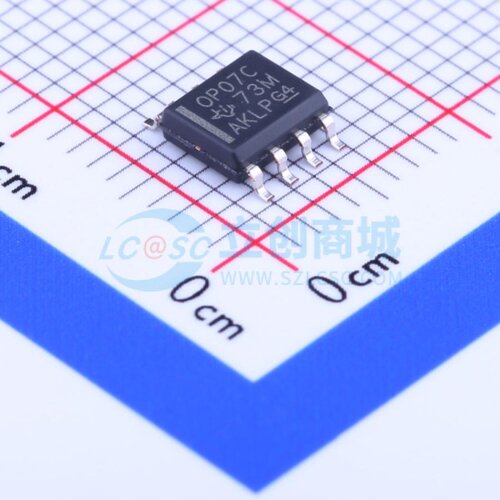 精密运放 OP07CDR SOIC-8 TI/德州 电子元器件配单原装正品