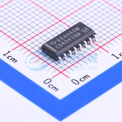 锁存器 CD4043BDR SOIC-16 TI/德州 电子元器件配单原装正品