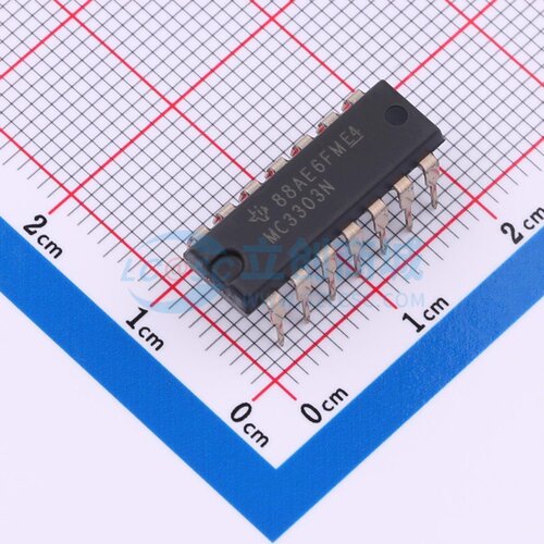 运算放大器 MC3303N PDIP-14 TI/德州 电子元器件配单原装正品