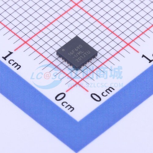 单片机(MCU/MPU/SOC) PIC16F690T-I/ML QFN-20 MICROCHIP(美国微