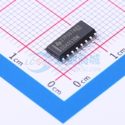 模拟开关/多路复用器 CD4051BM96G3 SOIC-16 TI/德州 电子元器件