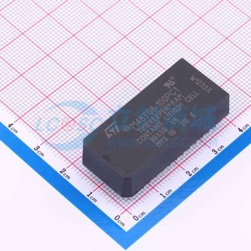 实时时钟(RTC) M48T08-100PC1 PCDIP-CAPHAT-28 意法半导体芯片