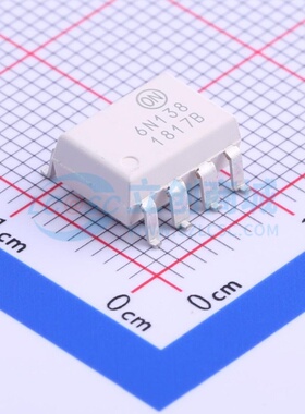 逻辑输出光耦 6N138SM SOP-8-2.54mm onsemi(安森美) 电子元器件