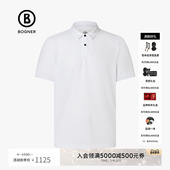T恤高尔夫Polo衫 BOGNER博格纳 窄罗纹袖 口短袖 春夏TIMO 5S男士
