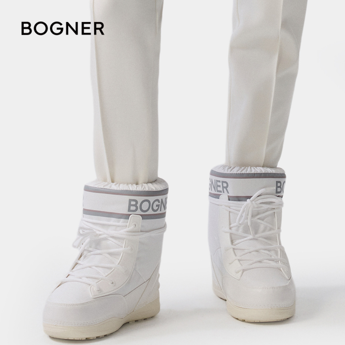 BOGNER博格纳 25秋冬新品LA PLAGNE 14 A女士中帮系带防滑雪地靴