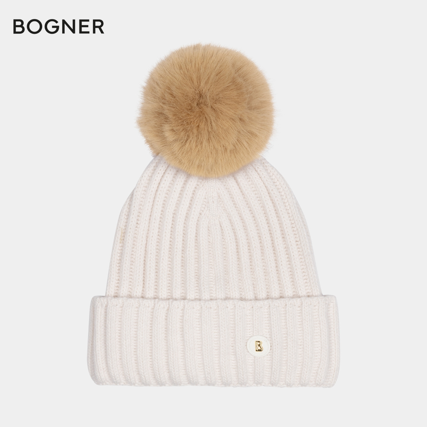 BOGNER博格纳 25秋冬新品RANYA2女士休闲百搭针织羊毛混纺毛线帽