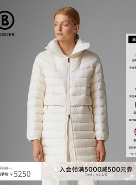 BOGNER博格纳 秋冬BENICE-D女士轻量高蓬保暖可收腰中长款羽绒服
