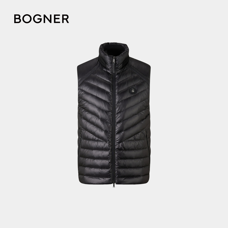 BOGNER博格纳 25秋冬新品LASSE-D2男士立领修身简约保暖马甲背心