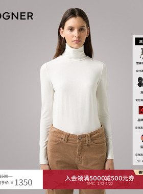 BOGNER博格纳 秋冬KATINKA女士经典修身耐穿高领内搭针织衫