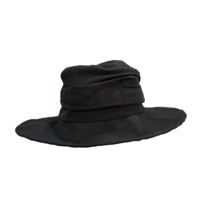 Line Independent Yohji Yamamoto темный стиль, нерегулярная триацетатная строчка, плиссированный цилиндр, шляпа от солнца, защитная шляпа от солнца