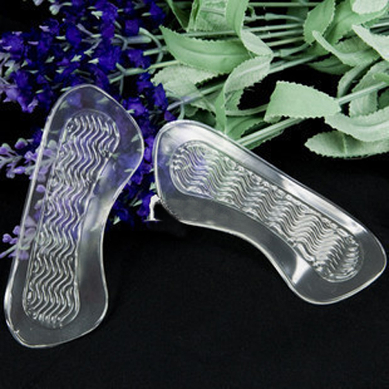 1 Pair of Heel Feet Insoles Cushion Foot Care Silicone Gel S