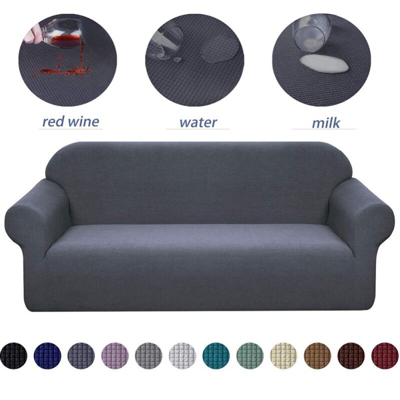 Polar Fleece Sofa Cover Universal Waterproof Couch Covers图片