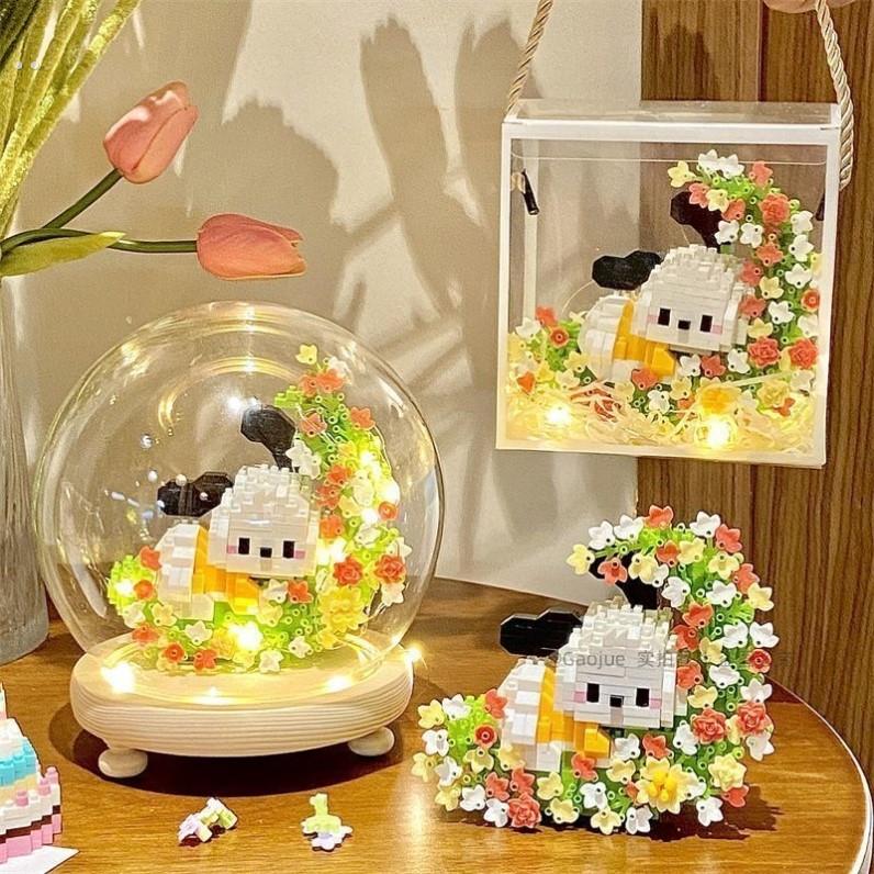 高颜值治愈系积木地狱级高难度拼装孕期打发时间神器无聊小颗粒