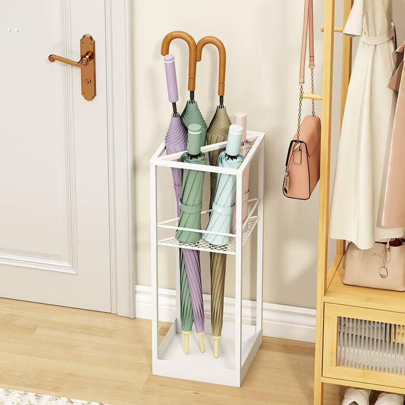 雨伞收纳架2025新款落地一体靠墙家用商用大容量雨伞收纳桶伞架筒