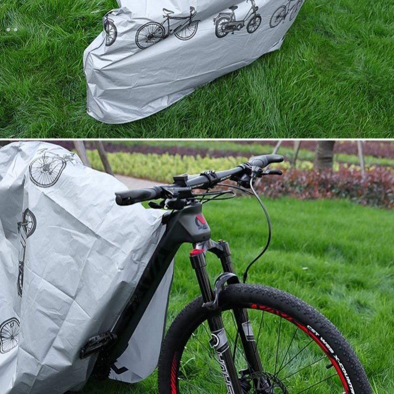 自行车车衣防雨罩电动车防尘罩防水遮阳防晒山地车罩户外出行防雨