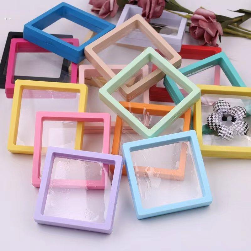 pe薄膜悬浮盒首饰盒耳环项链戒指手镯古风高级悬浮透明真空首饰盒