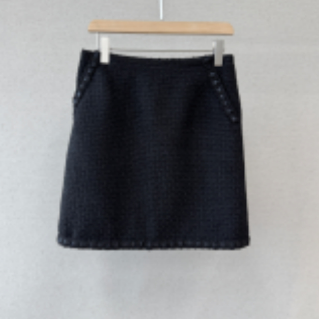 【Real/Lucky】-7148罗马系列小香风半裙/试穿S