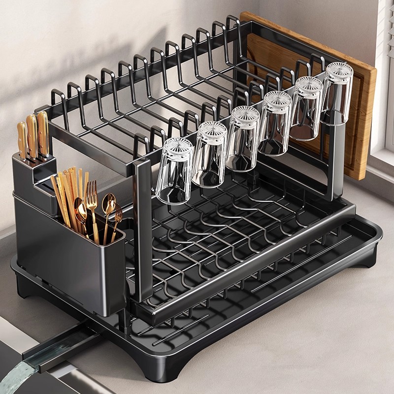 【升级大容量】厨房碗碟收纳架