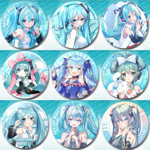 初音未来徽章殿下吧唧痛包