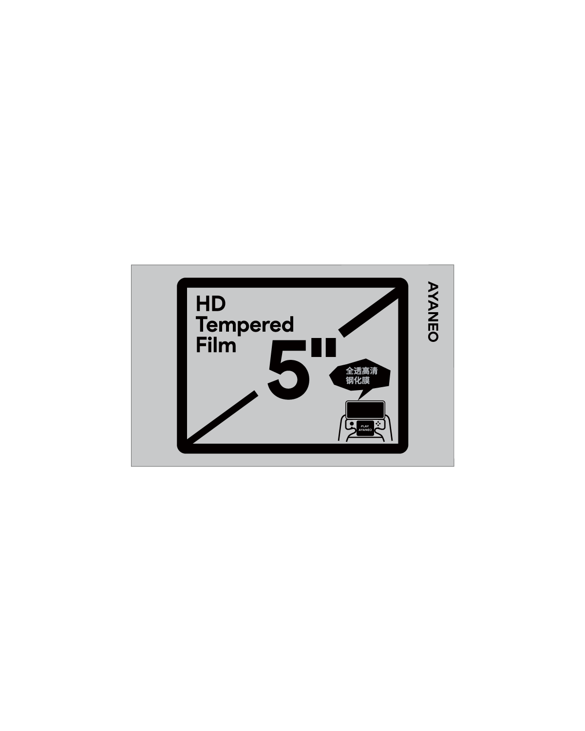 AYANEO Pocket DS 副屏适用 5英寸屏幕钢化膜 全透高清钢化膜 掌机保护膜钢化膜图片