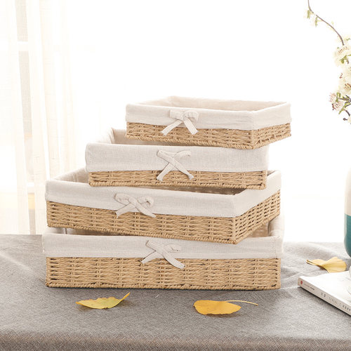 中鲁皓强收纳盒杂物零食桌面