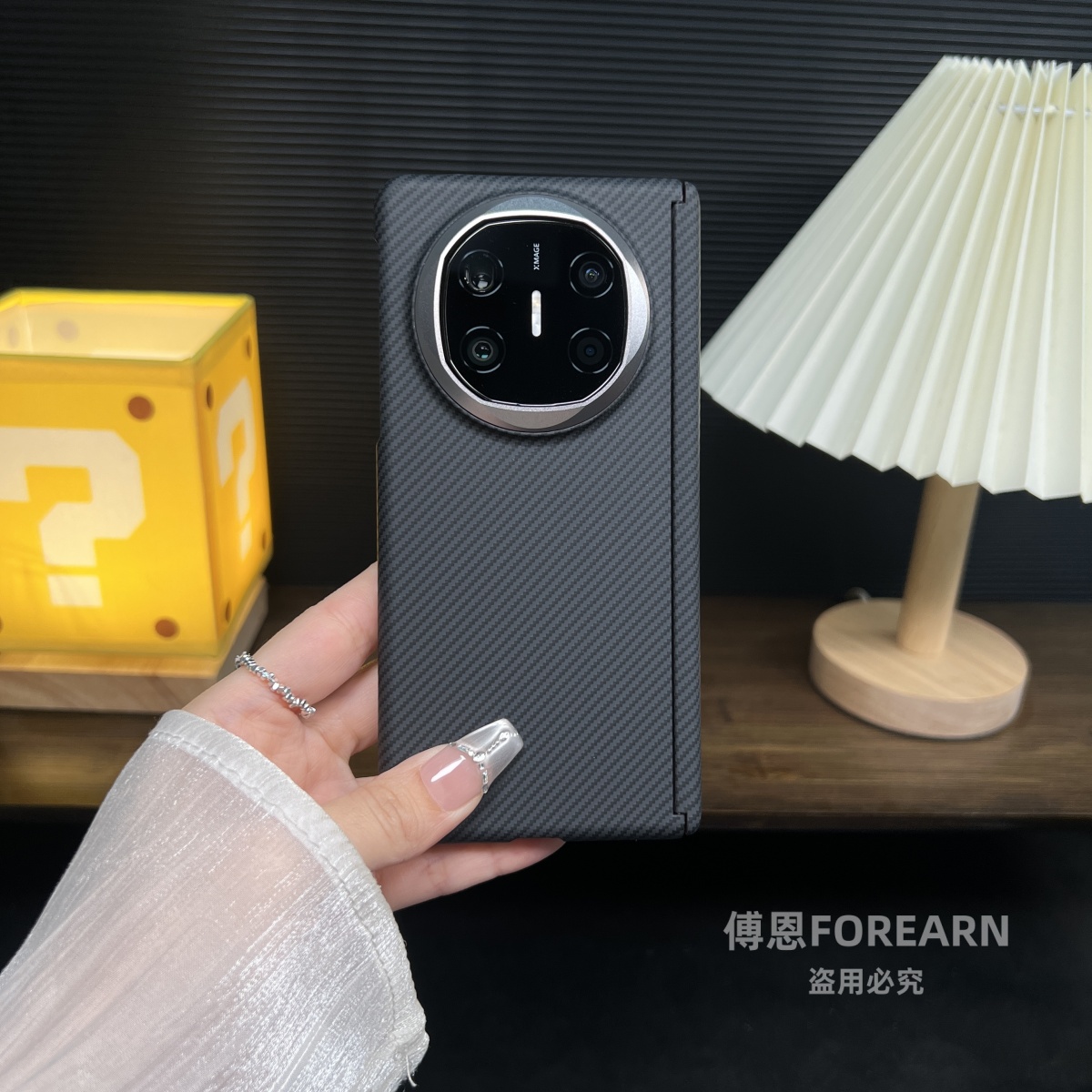 适用华为matex5手机壳凯夫拉纹