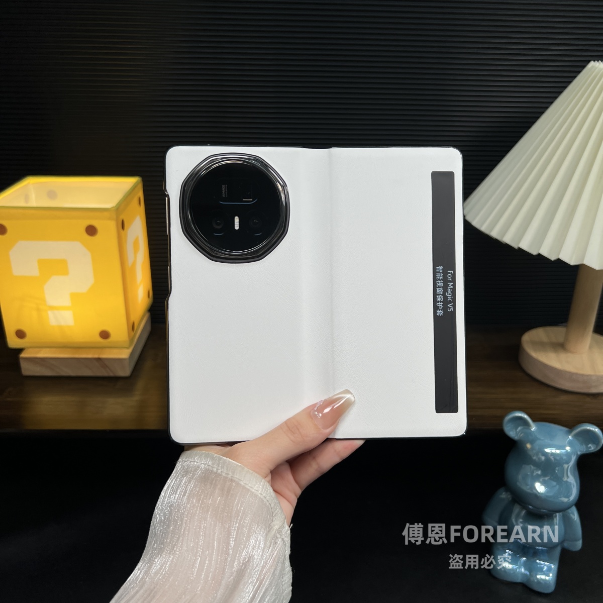 适用于荣耀MagicV5手机壳折叠屏magic v5新款翻盖保护套超薄皮套全包防摔男女高档高级感简约个性创意