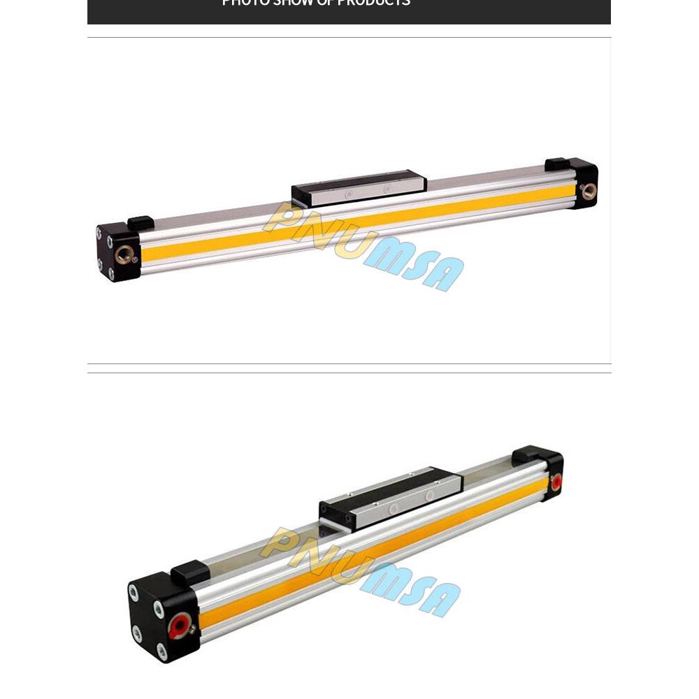 CHELIC气立可机械无杆气缸PRF25X200/300/400/500/600/700-L-S2