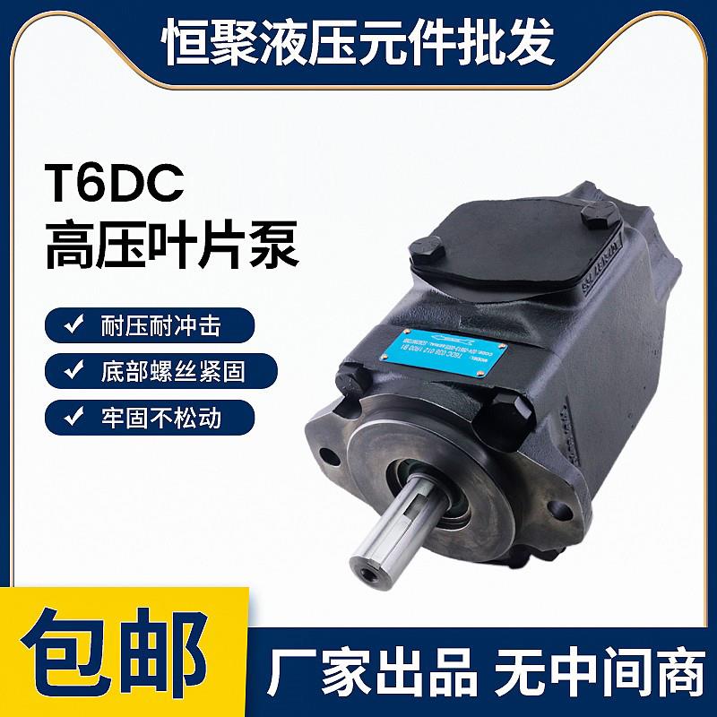 恒聚液压T6DC/T6EC/T6EE系列电动铸铁液压双联高压叶片加压油泵