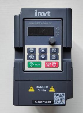 英威腾变频器GD10-0R7G-S2单相220V电机调速控制器1R5G-4三相380V