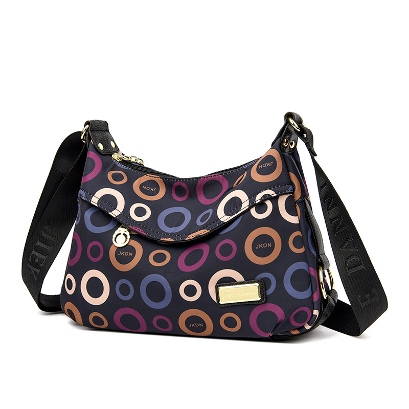 女士斜挎包单肩包牛津纺布料帆布尼龙布中老年年妇女包妈妈包女包