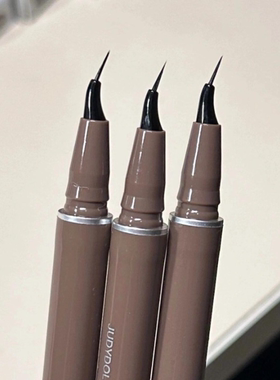 juduo橘朵极细眼线液笔砍刀胶笔下睫毛卧蚕下至阴影防汗水不晕染