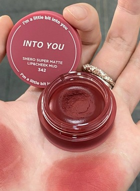 into you罐装唇泥342唇釉em525裸色系08雾面pd02口红显白intoyou