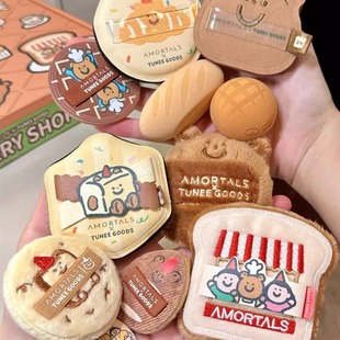 尔木萄的粉扑散粉定妆粉饼化妆双拼面包植绒方型粉扑不吃粉第一名