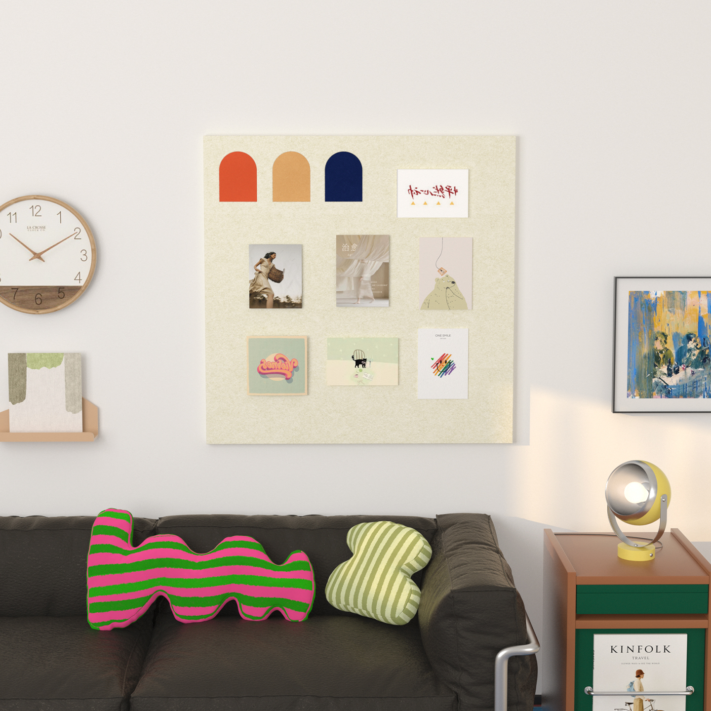 格里旺幼儿园作品自粘背景墙装饰