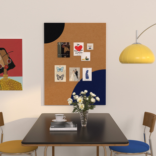 定制毛毡板照片墙背景墙房间卧室装饰墙贴自粘饰品收纳软木板餐厅挂画创意拼豆展示板家庭相片墙幼儿园主题墙