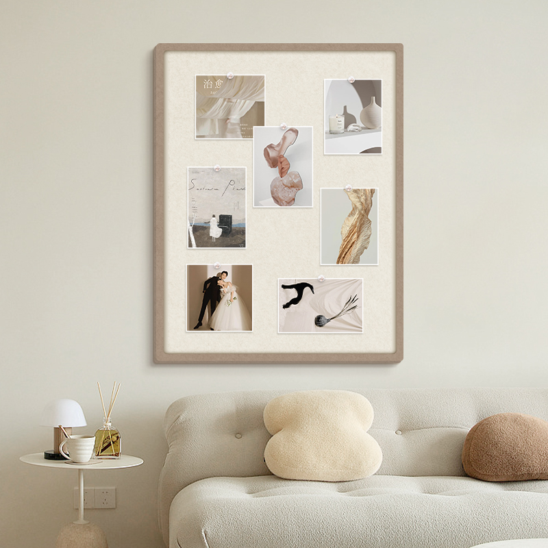 软木板照片墙背景板留言板记事板公告栏背景墙软木墙板墙面装饰照