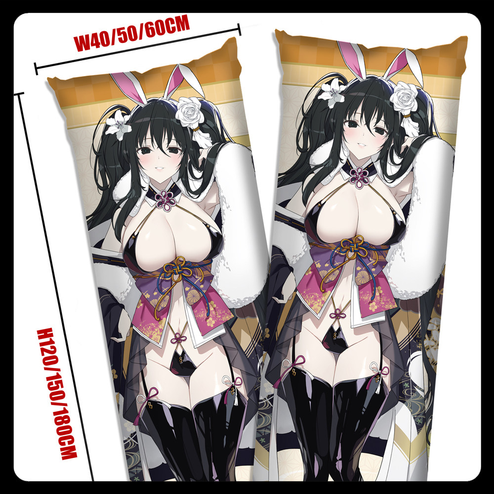 闪乱神乐 雪不归 鸨 飞鸟 雪泉 动漫居家等身抱枕套靠枕谷子周边