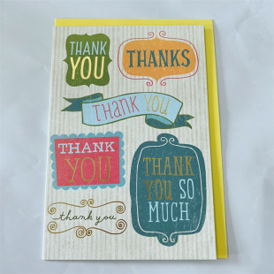 Hallmark贺曼贺卡 创意教师节送老师小礼物祝福卡片1张装9TD8703