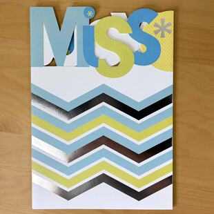 Hallmark贺曼贺卡A4大卡生日感谢离别再见祝福特大卡商务